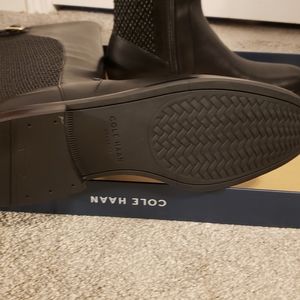 Cole Haan Black Leather Boots Size 10
